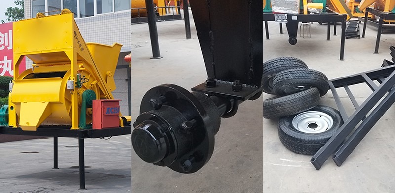 JDC350 Single Shaft Concrete Mixer