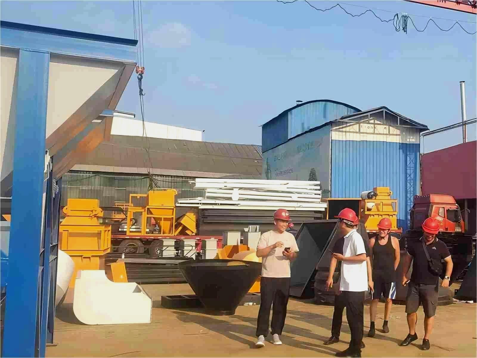 JS750 Double Shaft Concrete Mixer