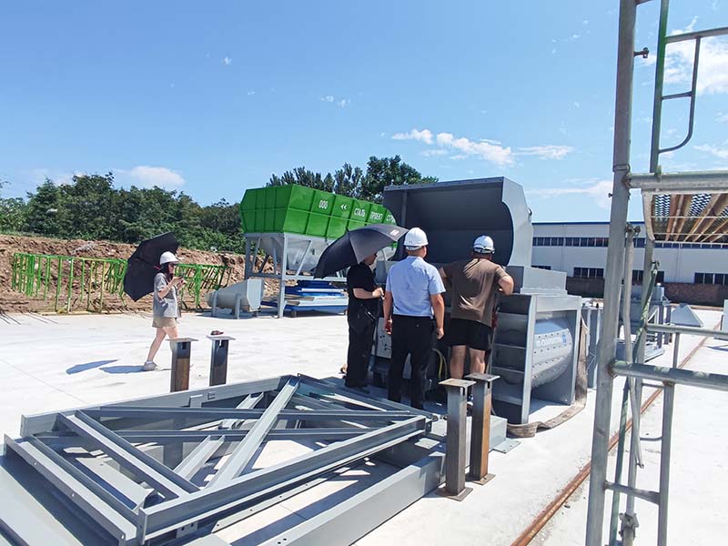 YHZS50 50m3/h Mobile Concrete Batching Plant