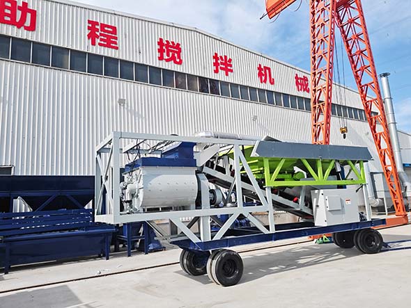 YHZS25 Mobile Concrete Plant to Croatia