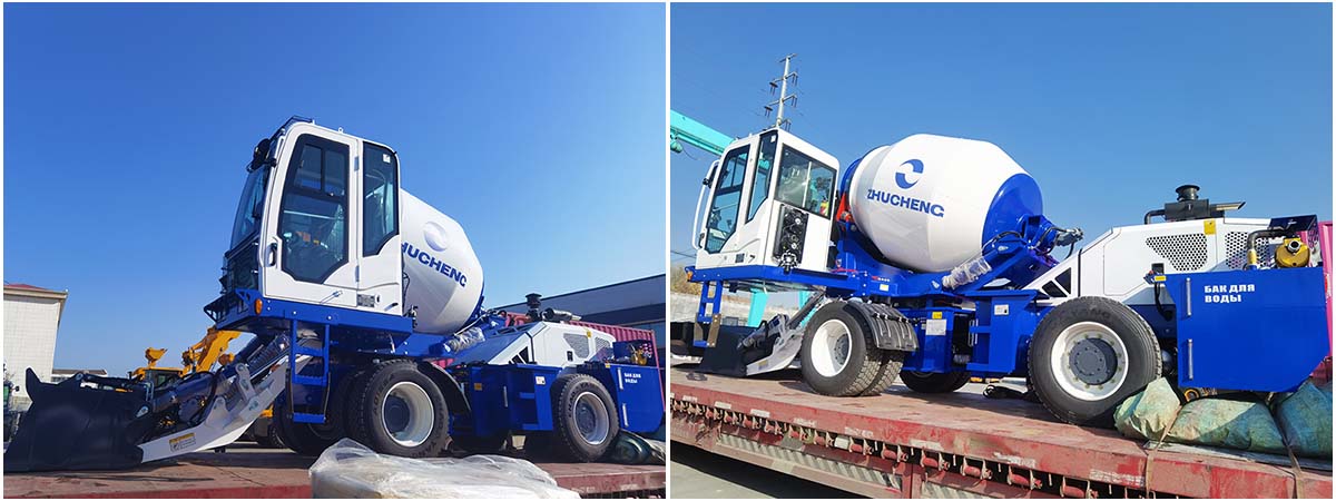 3.5m³ Self-Loading Concrete Mixer Truck to Tajikistan