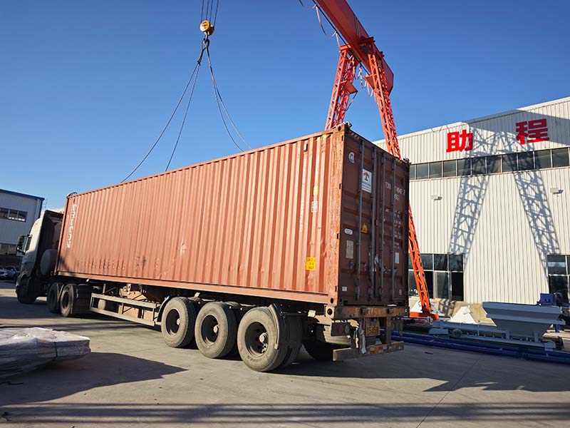 HZS50 Concrete Batching Plant to Uzbekistan