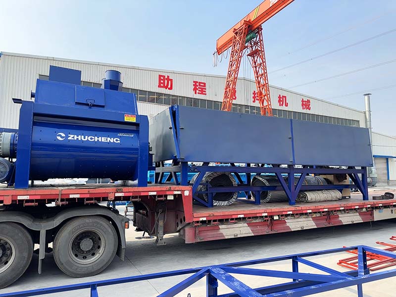 120m³/h Ready Mix Concrete Plant to Mongolia