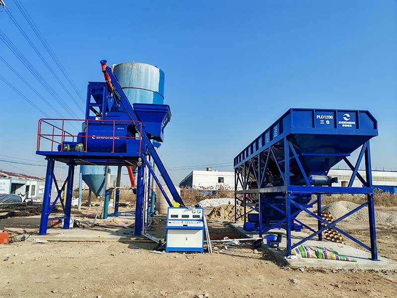 35m³/h Small Concrete Batching Plant in Malaysia