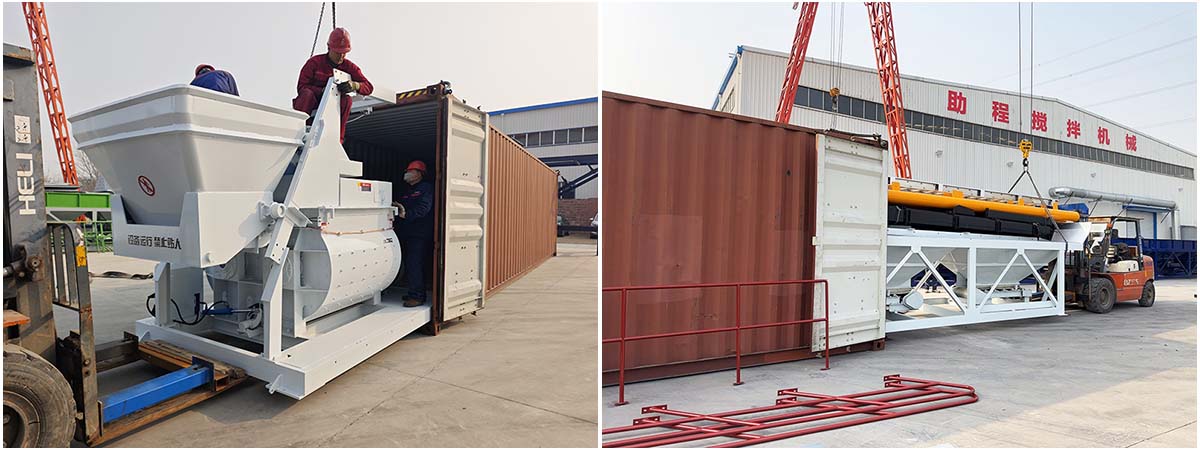 35m³/h Concrete Batching Plant to Japan