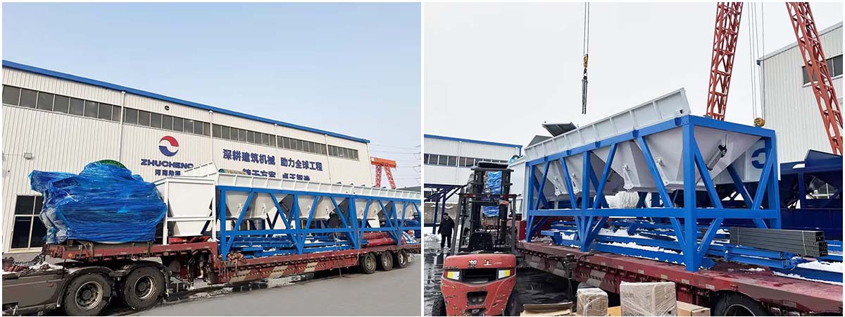 90m³/h Concrete Batching Plant to Tajikistan