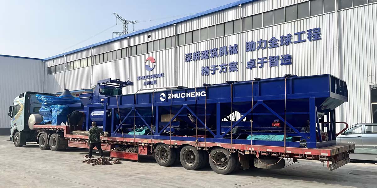 18th HZS50 Concrete Plant to Uzbekistan