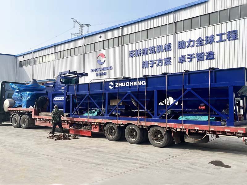 18th HZS50 Concrete Plant to Uzbekistan
