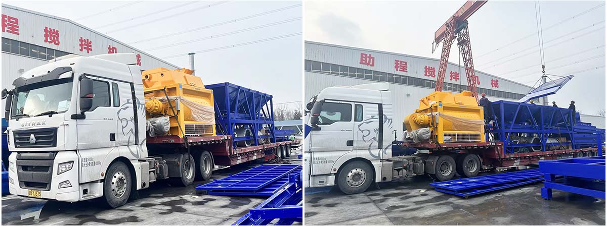 180m³/h Concrete Batching Plant to Liaoning