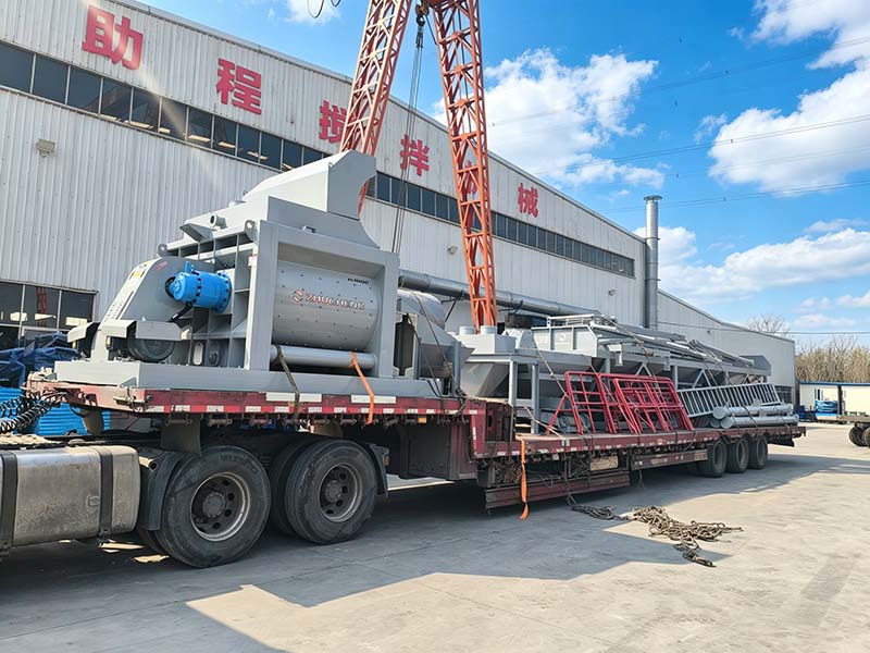 YHZS60 Mobile Concrete Batching Plant to Kazakhstan