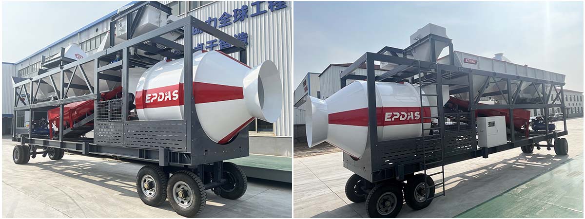 Advantages of Mobile Drum Concrete Batching Plant