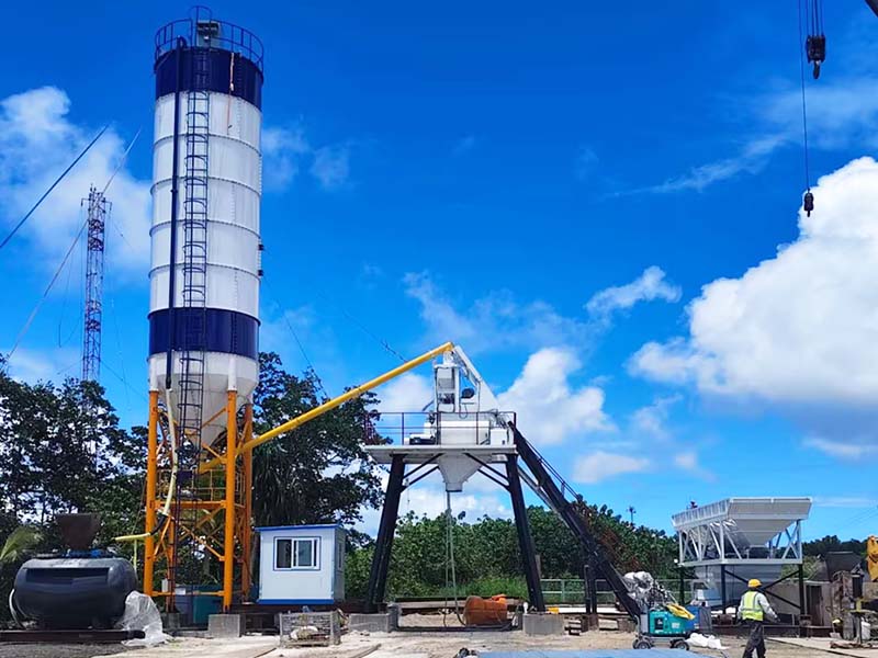 HZS35 Concrete Batching Plant in Japan