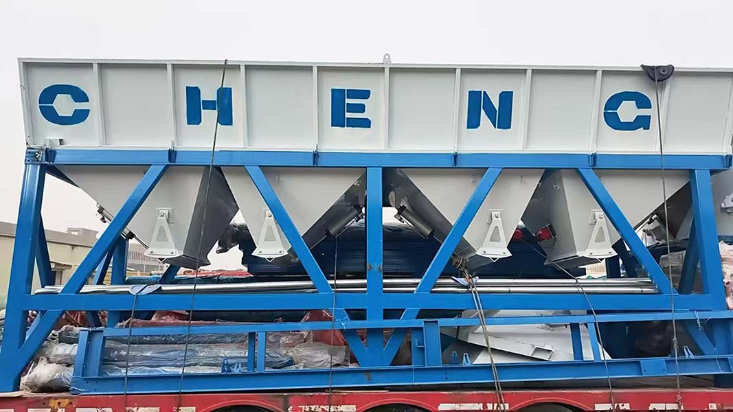 HZS90 Concrete Batching Plant to Tajikistan